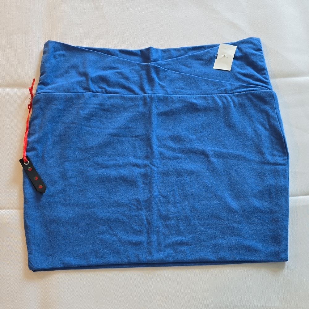 Vibrant Blue Mini Skirt
